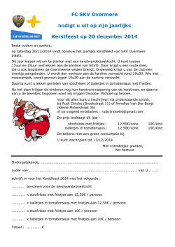 Kerstfeest 2014