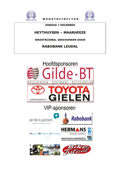 HEYTHUYSEN &ndash; MAARHEEZE RABOBANK