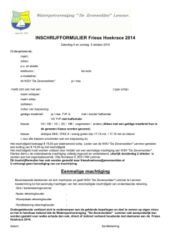 document - WSV Zevenwolden