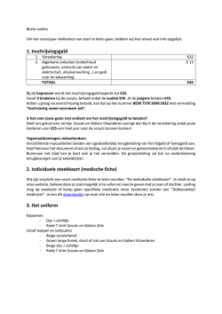 Info voor ouders - Scouts en Gidsen Zele