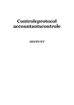 Controleprotocol accountantscontrole Hefpunt334 KB