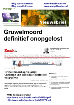 Gruwelmoord definitief onopgelost