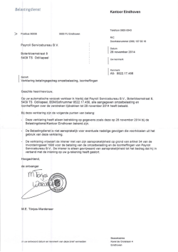 Verklaring betalingsgedrag WKA 28 nov 2014