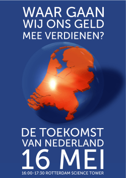 Uitnodiging De Toekomst van Nederland