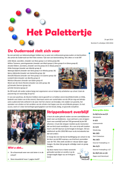Palettertje nr 9. april 2014