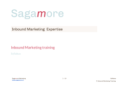 Syllabus Inbound Marketing Training