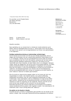 "Kamerbrief petitie rolstoel in de trein" PDF