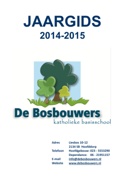 Jaargids 2014-2015