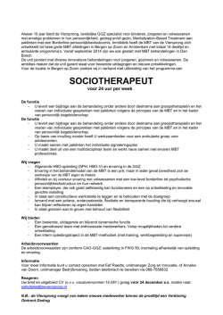INTERNE VACATURE