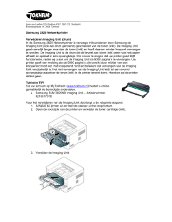 Handleiding Samsung 2825 Netwerkprinter Imaging Unit