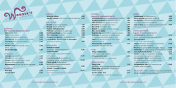 grill/oven uit de pan smoothies sweeties voor de kids lunchsalades