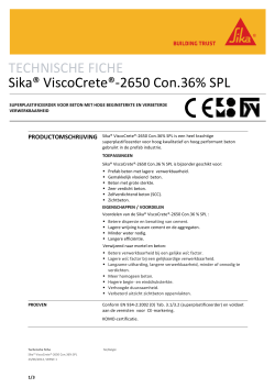 Sika® ViscoCrete®-2650 Con 36% SPL