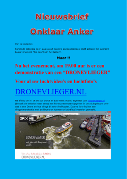 Website Onklaar anker/Van de redactie 2