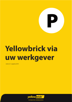 Yellowbrick via uw werkgever