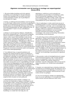 Pdf-bestand voorwaarden voor de levering en montage van