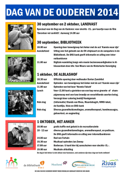 dvdo 2014 - Stichting Welzijn Alblasserdam