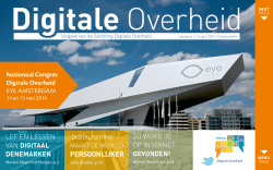 Download hier ons magazine - Nationaal Congres Digitale Overheid