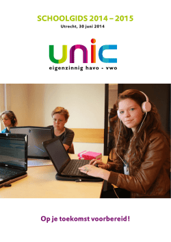 SCHOOLGIDS 2014 – 2015