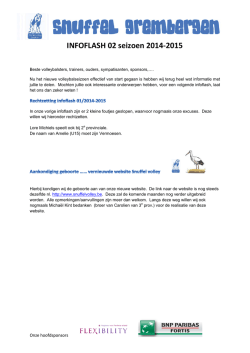 Infoflash 2 - Snuffel Grembergen