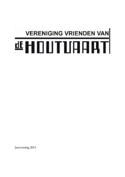 Jaarverslag 2013