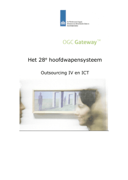 Het 28e hoofdwapensysteem Outsourcing IV en ICT