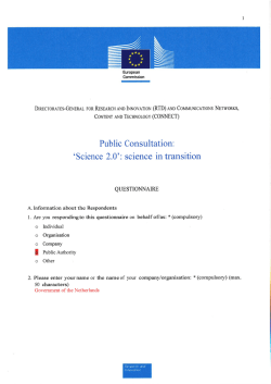 directorates-general for research and innovation