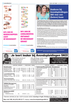 Je leert leuker bij Avondopleidingen SKO!
