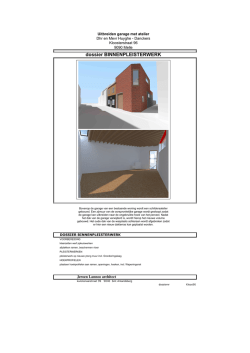 dossier BINNENPLEISTERWERK