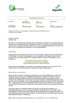 Infoavond 27 januari 2014 - Open Vld Tielt