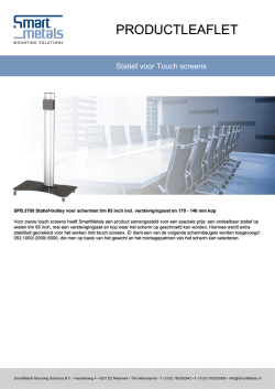 productleaflet productleaflet - SmartMetals Mounting Solutions BV