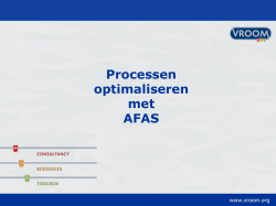 Lees meer over de Vroom aanpak AFAS optimalisatie