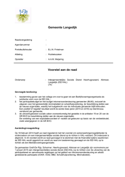 ISD HAL forum 2309-raad 74 - Bestuur