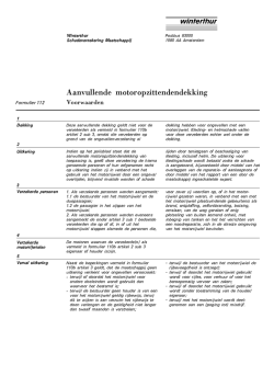 Aanvullende voorwaarden motoropzittenden 112
