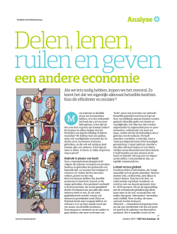 een andere economie - Wijdelen