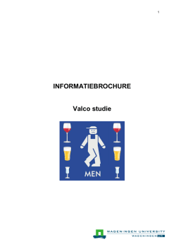 INFORMATIEBROCHURE Valco studie