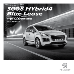 3008 HYbrid4 Blue Lease