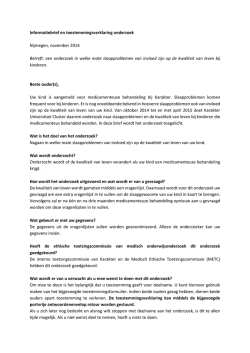 een onderzoek in welke mate slaapproblemen