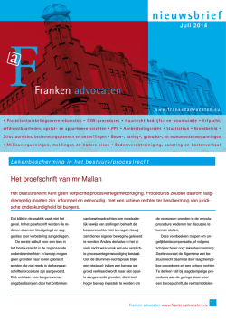 Juli - Franken advocaten