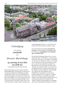 Informatie - Heemkundige Studiekring Kempenland