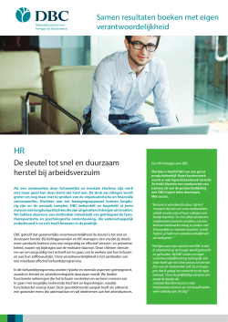 DBC Brochure HR-professionals