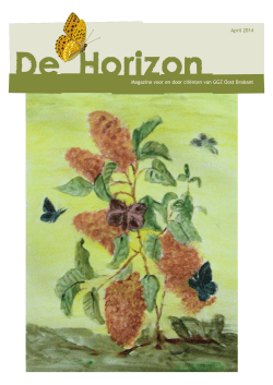 Horizon april-2014 - GGZ Oost Brabant