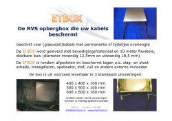 De RVS opbergbox die uw kabels beschermt