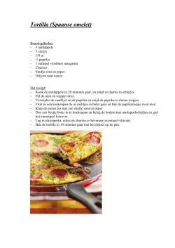 Tortilla (Spaanse omelet)