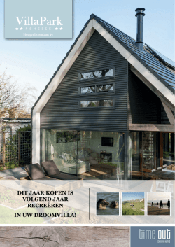 Brochure Villapark Renesse