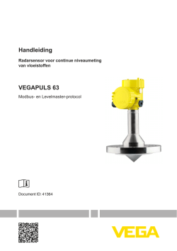 Handleiding VEGAPULS 63