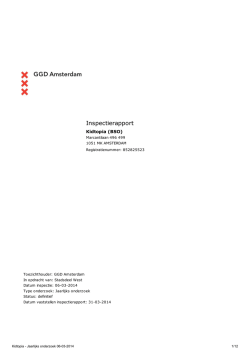 Inspectierapport BSO 6 maart 2014