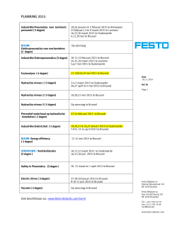 planning 2015 NL - Festo Didactic