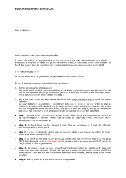 Handleiding e-mail knkv.net