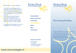 Folder Rouwbegeleiding - Dagda, centrum voor heling en gezondheid
