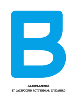 JAARPLAN 2014